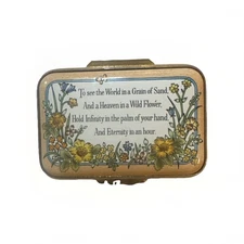 Rare HALCYON DAYS, Enamel English Trinket Box