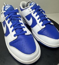 Nike Dunk Low Racer Blue White Reverse Kentucky Mens Sneaker DD1391-401 Size 7.5