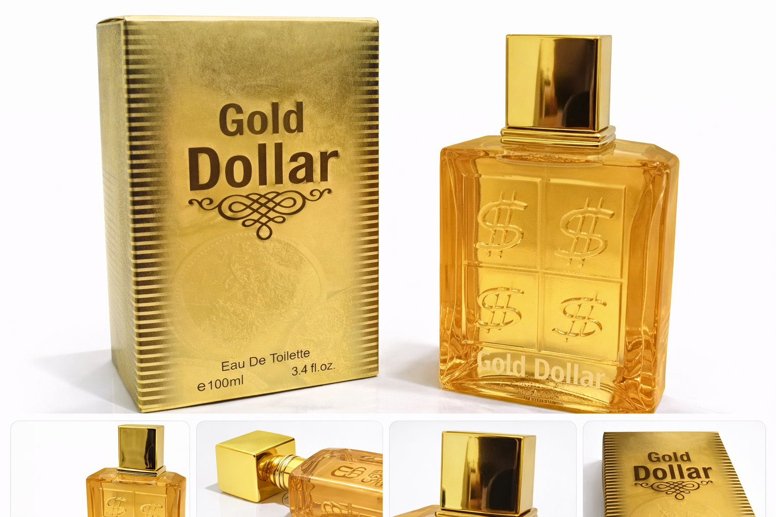 Gold Dollar Eau De Toilette 100ml | Men’s Cologne | Fresh Warm Fragrance