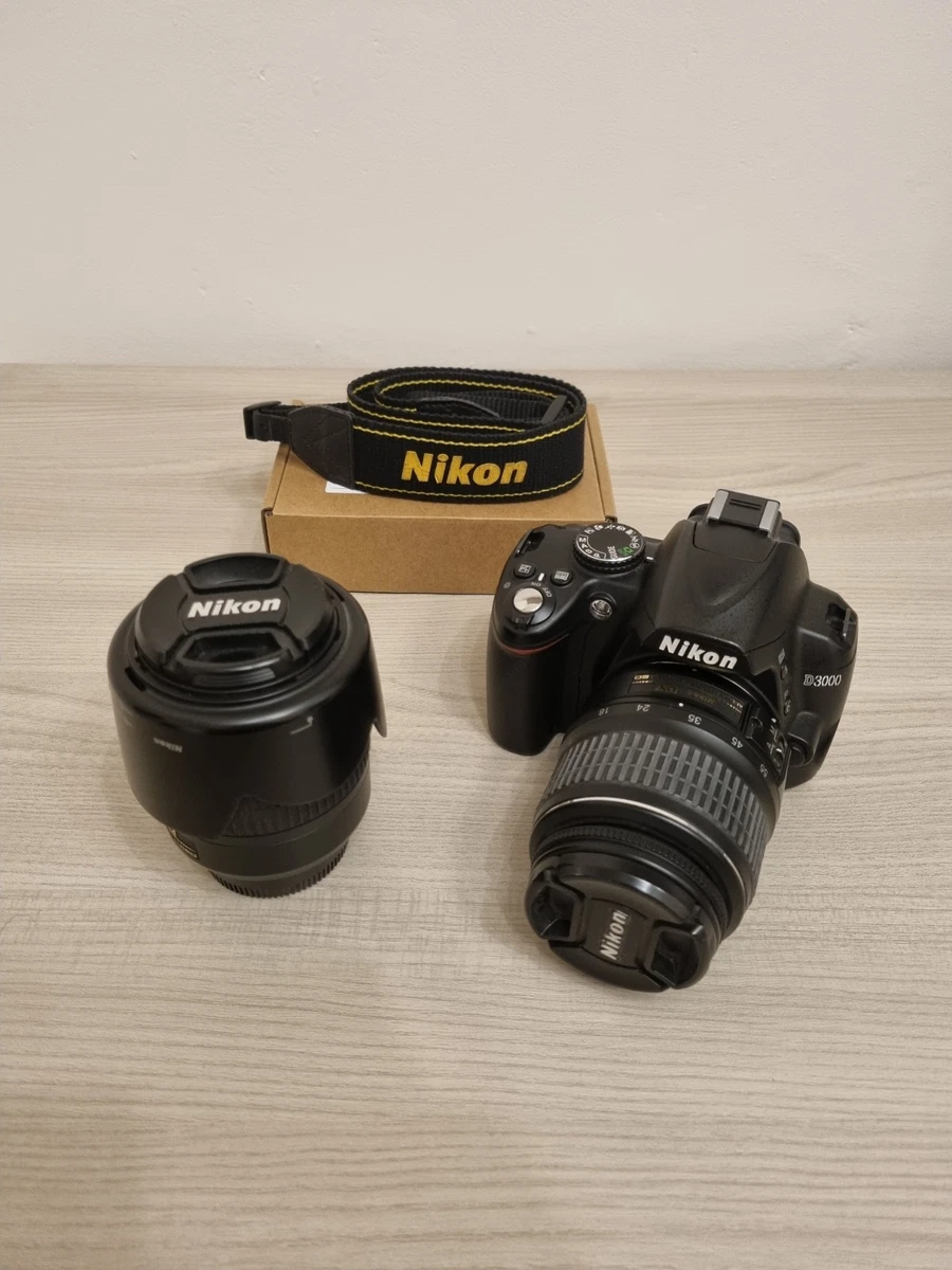Foto Dotti | KIT FOTOCAMERA DIGITALE REFLEX NIKON D3000 SCATTI 12363 Con Ob 18 105mm Vr