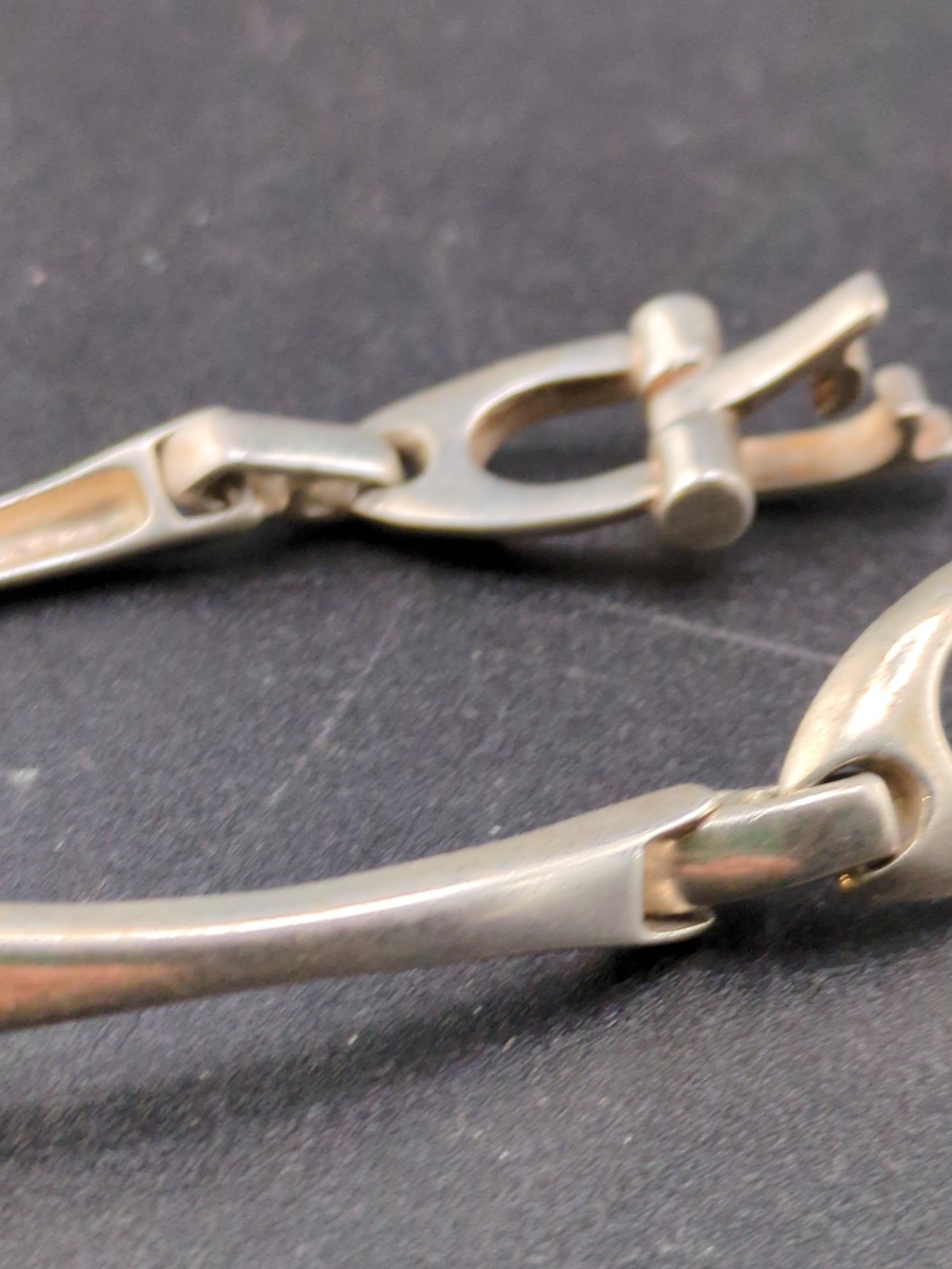 Impressive Solid Sterling Horseshoe Equestrian Ho… - image 3