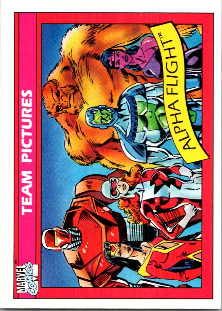 1990 Impel Marvel Universe #148 Alpha Flight