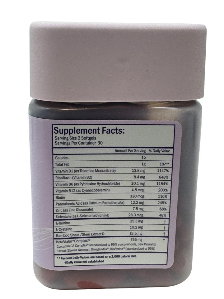 Suplementos para cabello y cuero cabelludo Keranique Foto 2 de 3