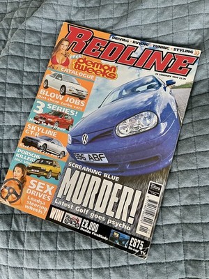 REDLINE MAGAZINE JAN 1999 FREE POSTAGE SKYLINE, ESCORT RS TURBO