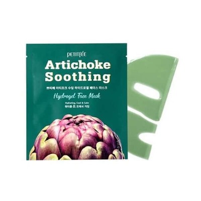 PETITFEE Artichoke Soothing Hydrogel Face Mask - 1pack (5pcs)  K-BEAUTY