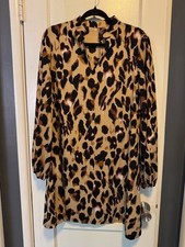 Leopard Print Shift Dress