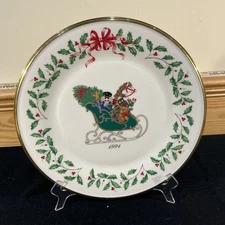 Lenox 1991 limited edition annual holiday plate 1st In Series 10.75 Inches