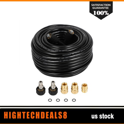 #ad #ad 100FT High Pressure Washer Hose 3200 PSI M22 14MM Power Washer Extension Hose $52.19
