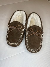 LAMO Footwear Women Britian Moc 11 Suede Moccasin Slipper MP7 Chestnut 9