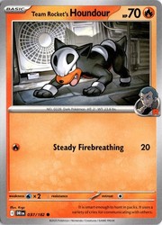Team Rocket's Houndour 037/182 Destined Rivals