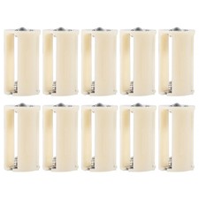10Pcs 3 AA to D Size Cell Parallel Battery Conversion Adapter Holder...