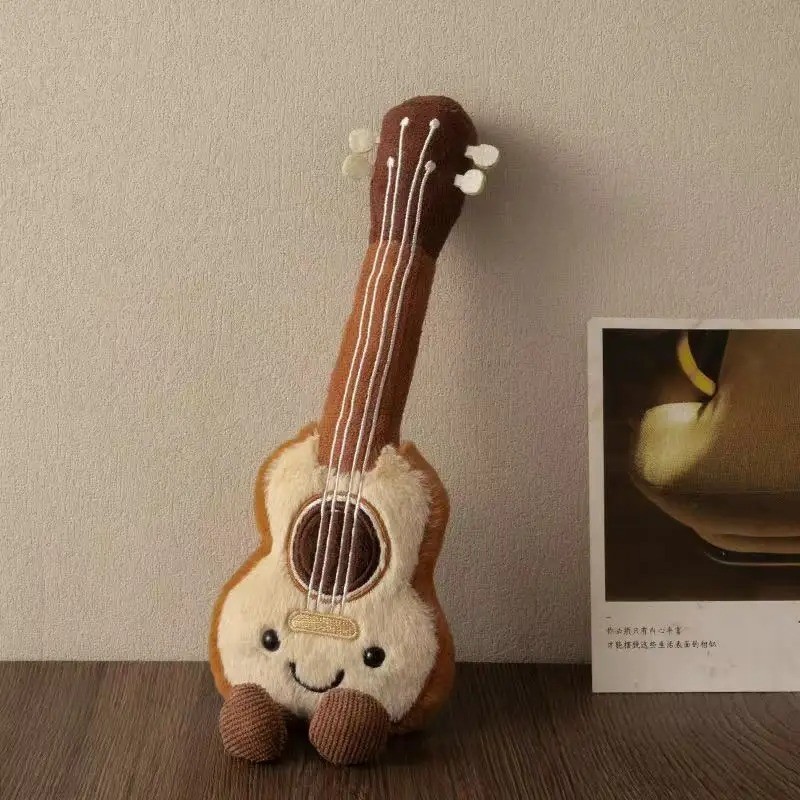 25cm Plush Toy Jellycat Amuseables Ukulele Guitar Stuffed Animal Gift Decor Idea