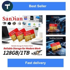 Micro SD Card 512GB 256GB 128GB V30 Class 10 A1 TF Flash Memory Card