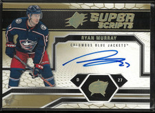 2018-19 Upper Deck SPX Super Scripts Ryan Murray Autograph Auto