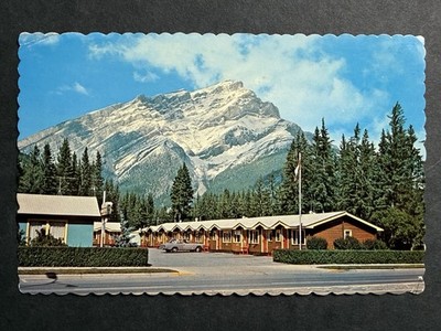 BANFF ALBERTA CA Alpine Motel Vintage National Park Postcard
