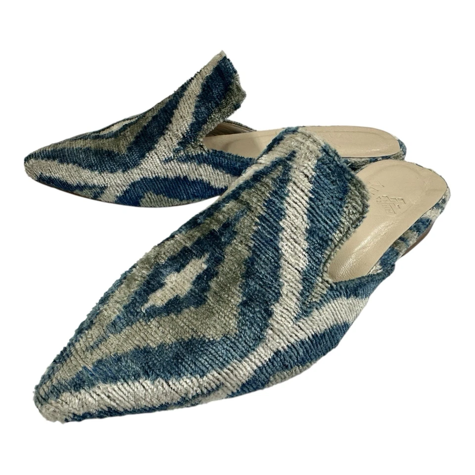 Zapatilla İkat hecha a mano US-10,5 (EU-41) (suela-cuero duro. forro-piel de cordero) Mujer Foto 4 de 4