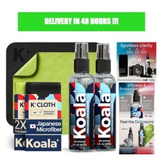 Koala Eyeglass Lens Cleaner Spray Kit with Japanese Microfiber Cloths, Alcohol