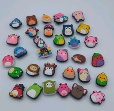 Jibbitz Lot Of 32 Squishmallow Croc Charms Mostly Animals Most New A Few Used