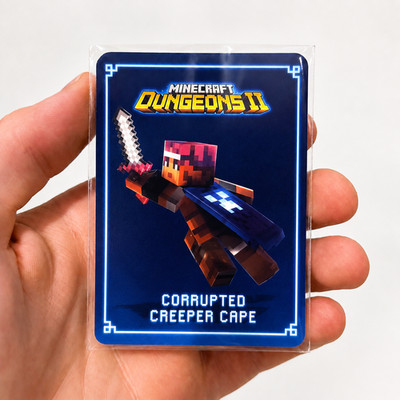 Minecraft Dungeons II Corrupted Creeper Cape - Code via Message   Gamescom 2026