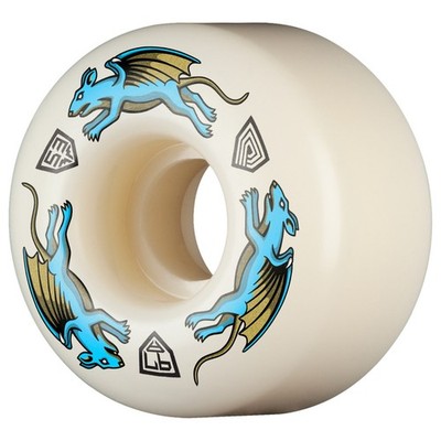 Powell Peralta - Dragon Formula Nano Rats Wheels 53mm x 34mm 97A V4 - Off White