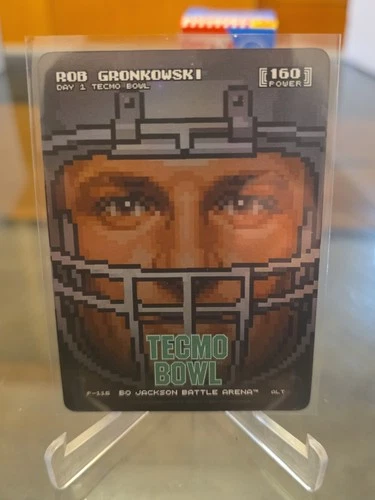 2026 Battle Arena Tecmo Bowl Rob Gronkowski Day 1 Pixel Helmet Alt #P152
