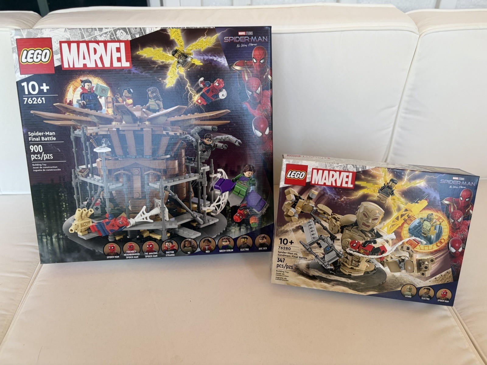 LEGO Spider-Man No Way Home: Final Battle 76261 w/ Expansion 76280 NIB/Sealed
