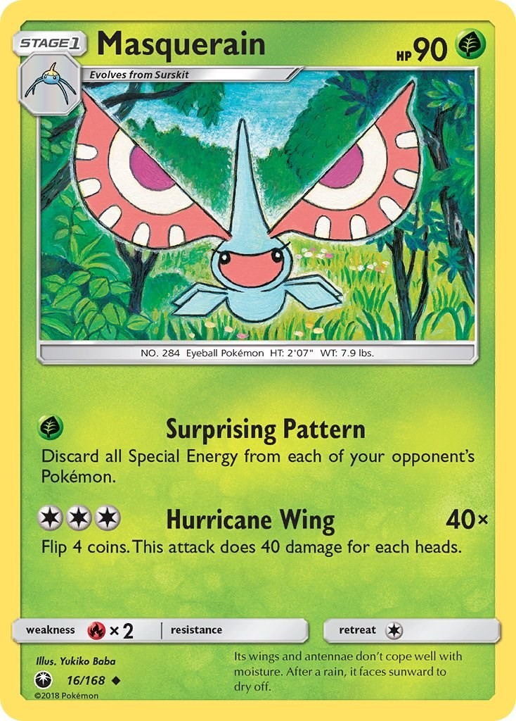 Masquerain 16/168 SM - Celestial Storm