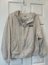 Victoria's Secret Women's Full Zip Hoodie Size Medium, Gray