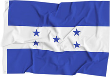 Honduras National Flag Polyester Fiber 3X5 Feet Flag, Bright Colors, Anti-Uv Fad