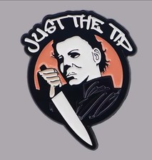 New Michael Myers Just The Tip Enamel Lapel Hat Pin Horror Movie