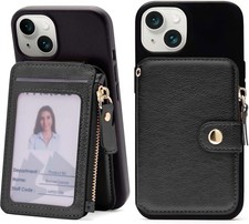 Small Wallet for Women Lar acity with ID Window, Pe