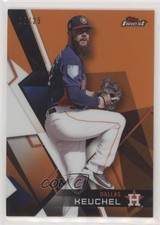 2018 Topps Finest Orange Refractor 15/25 Dallas Keuchel #10 s3g
