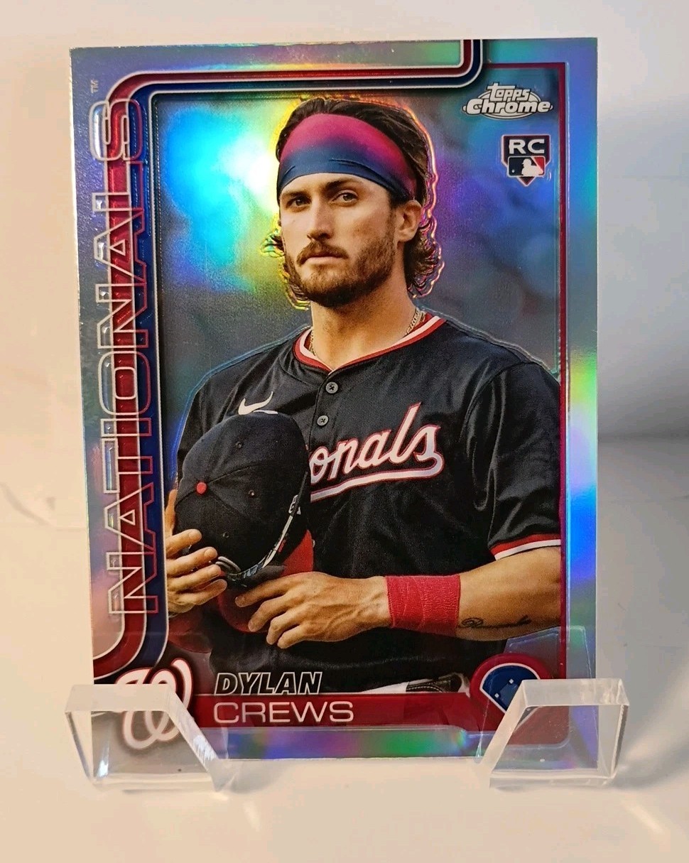 Dylan Crews | 2025 Topps Chrome #146 Refractor Image Variation SP Rookie RC 🔥⚾️