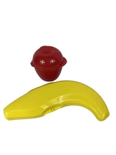 Tupperware Banana Keeper 6168A-2 And Apple Keeper 4941A-1 Containers