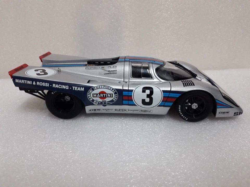 AutoArt 1:18 Porsche 917K #3 Winner 1971 Sebring Martini Elford 80034 NO SCATOLA - Immagine 2 di 4