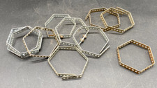 10 NS 41-HOLE STRIP FORMED A.C. GILBERT ERECTOR PARTS