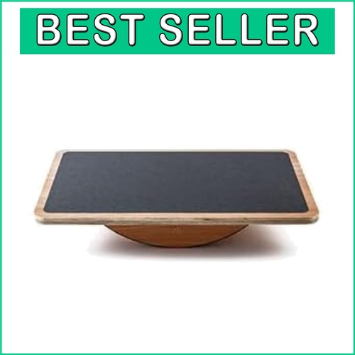 Professional Wood Balance Board - Perfect Standing Desk Accessory for Stability