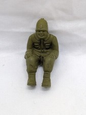 Vintage 1960s Seated Army Driver Toy Soldier 1 1/4"
