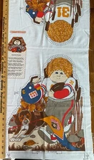 Vtg Melco Textile Cabbage Patch Kids - Down The Lane - Cut and Sew Fabric Panel