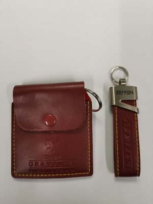 Original Graypaul Birmingham Ferrari Schlüsselanhänger und Navtrak Anhänger/Geldbörse