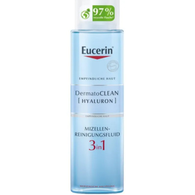 Eucerin DermatoClean Hyaluron Mizellen-Reinigungsfluid 3 in 1,400 ml,PZN16143138