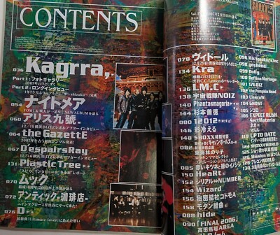 SHOXX Vol.169 No Poster Japanese Visual kei Music Magazine Cover