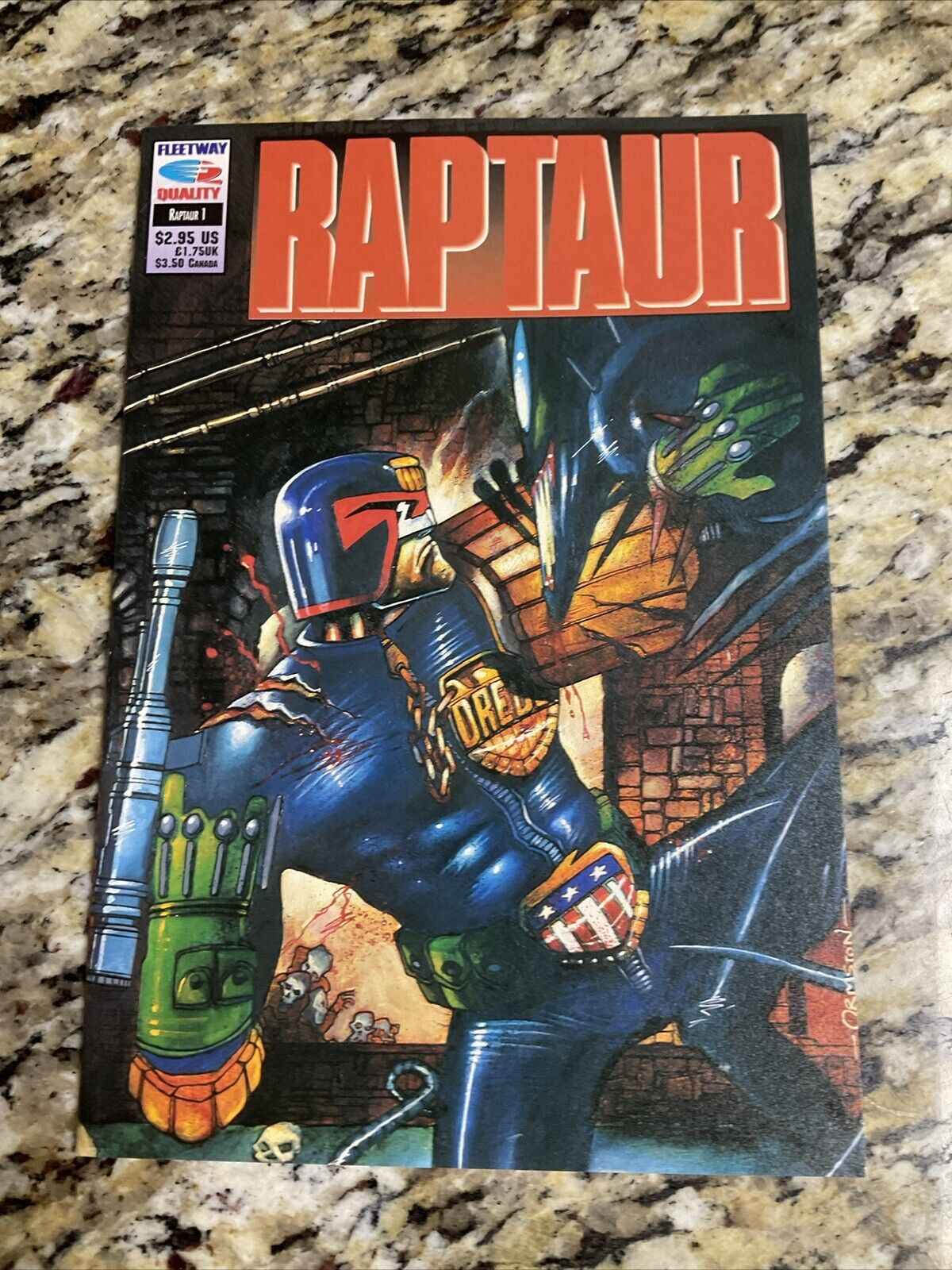 Judge Dredd Raptaur #1 (1992) Graphic Novel VF