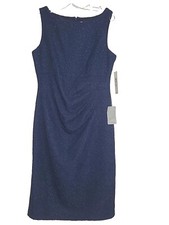 Eliza J Cocktail Dress Sparkling Navy Blue Women Size 12