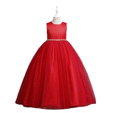 Vestido Rojo Navidad para Niña Año Nuevo Niño Princesa Vestido Para Boda Fiesta Baile