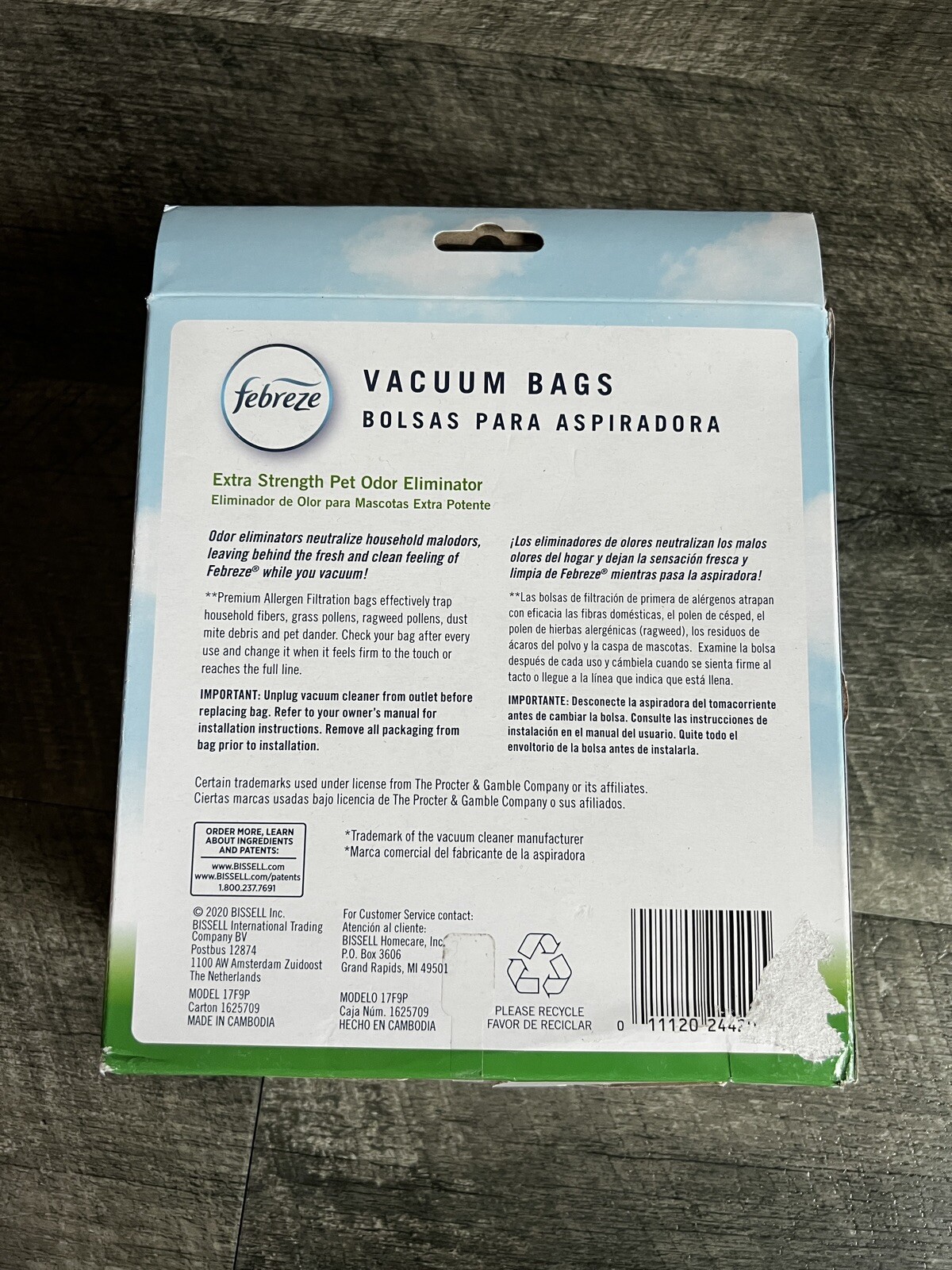 Febreze BISSELL Style 7 Vacuum Bag, 3Pack eBay