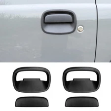 ABS Black Side Door Handle Decorative Cover For Suzuki Jimny 2019-2023 Car Parts