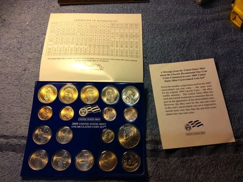 2009 D And P Mints Unc. Coin Set. Total 36 Coins. READ DESCRIPTION - Picture 2 of 13