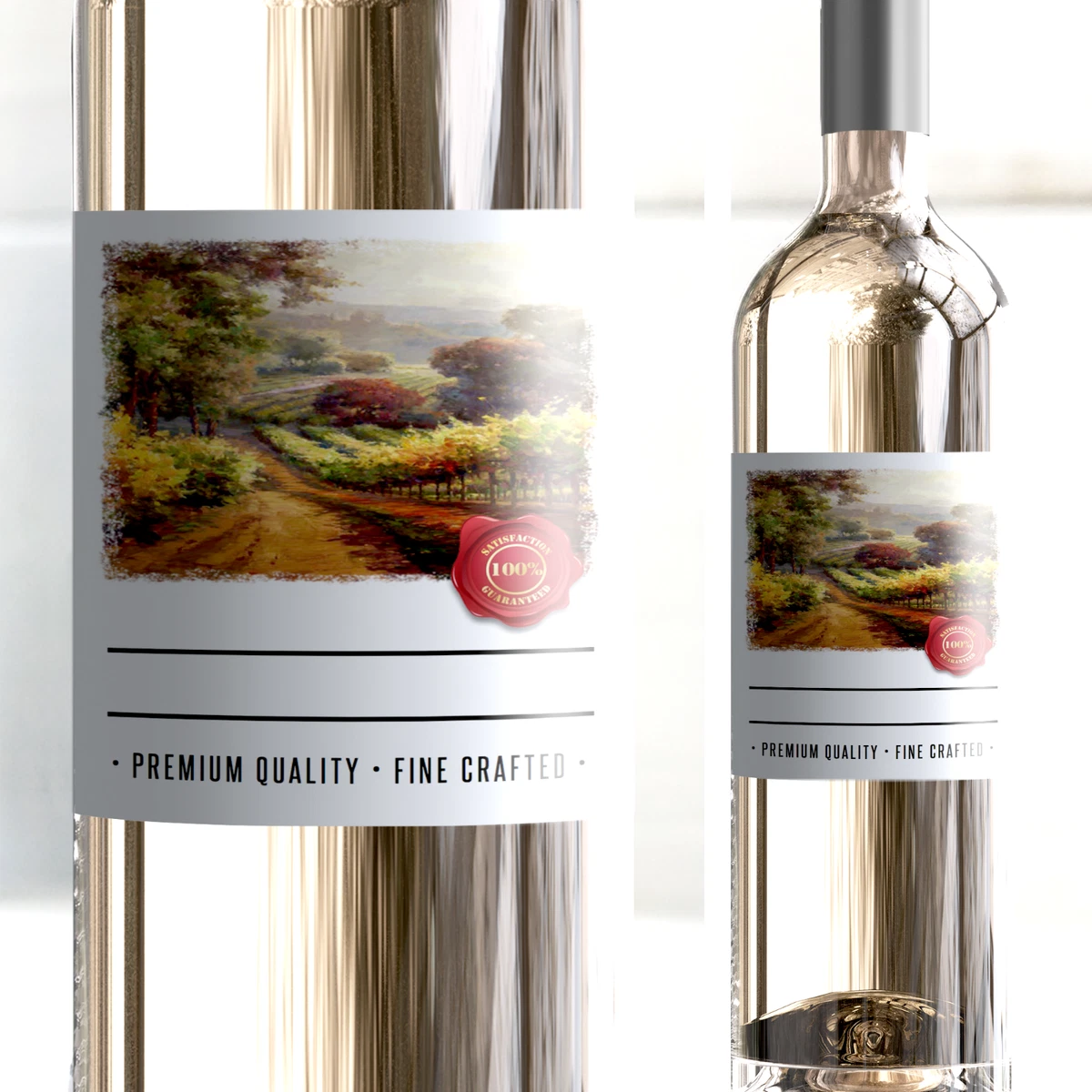 Arizona Blank WINE BOTTLE LABELS HOMEBREW HOME BREW WATERPROOF ADHESIVE