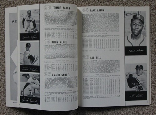 Milwaukee Braves 1963 Jahrbuch Magazin NRMT Hank Aaron, Warren Spahn VINTAGE - Bild 4 von 8